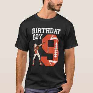T-shirt Joueur de football de 9 ans 9e année de football