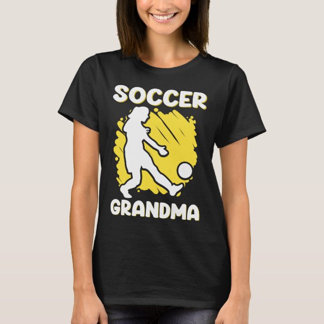 T-shirt Joueur de football de grand-mère (Devant)