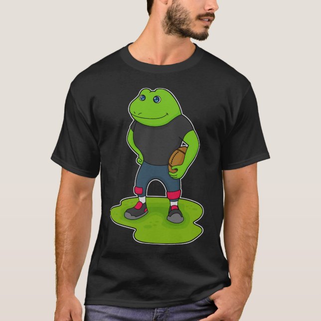 T-shirt Joueur de football de grenouille (Devant)