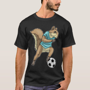T-shirt Joueur de football d'écureuil