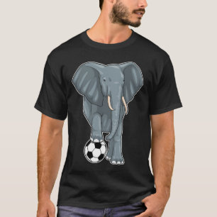 T-shirt Joueur de football éléphant
