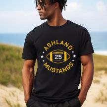 Joueur de football noir et or Jersey Numéro