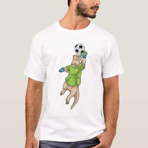 T-shirt Joueur de football Otter Soccer
