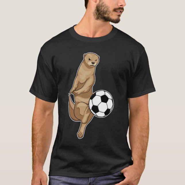T-shirt Joueur de football Otter Soccer (Devant)