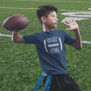 T-shirt Joueur de football ou ventilateur Personnalisé Nom