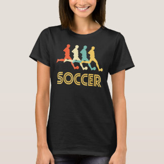 T-shirt Joueur de football Retro Pop Art Soccer Graphique
