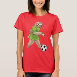 T-shirt Joueur de football Sloth
