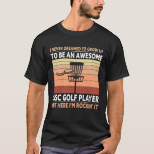 T-shirt Joueur de golf à disque génial Amateur de golf Gol