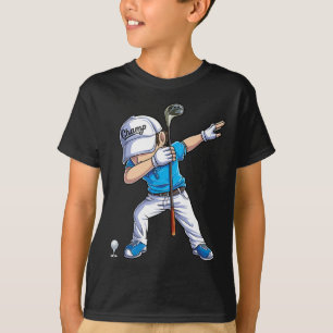 T-shirt Joueur de golf Dabbing Golfeur Golf Drôle Enfants
