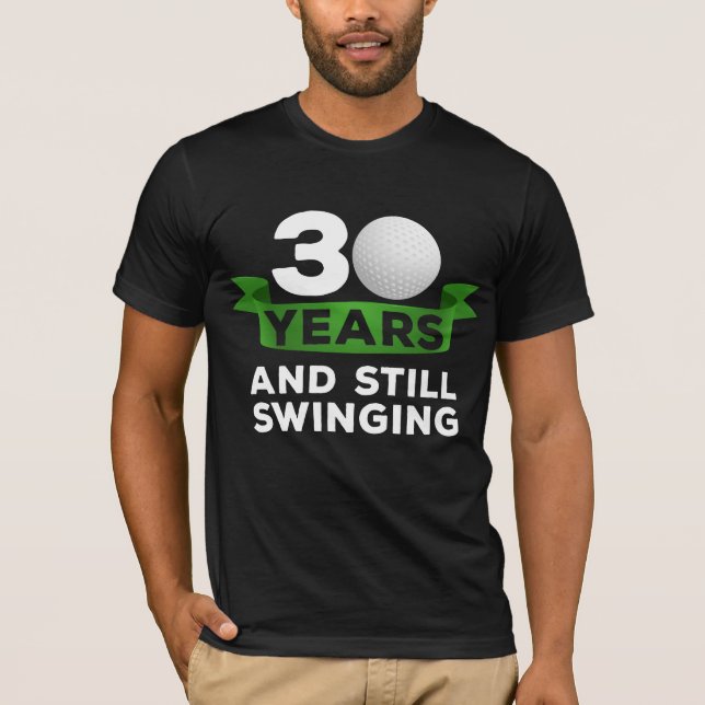 T-shirt Joueur de golf de 30 ans, 30e anniversaire (Devant)