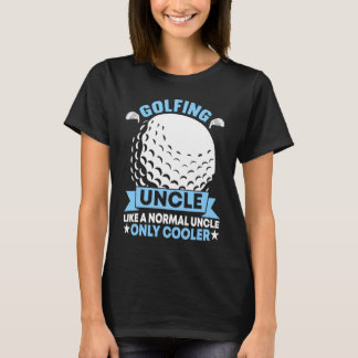 T-shirt Joueur de golf entraîneur Golfer Uncle 2
