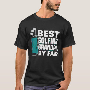 T-shirt Joueur de golf entraîneur Grand-père Golfeur papa