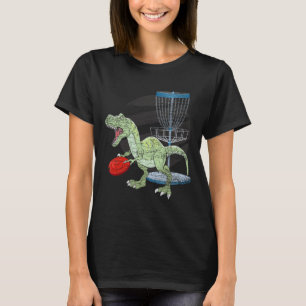 T-shirt Joueur de Golf Frisbee T Rex Dinosaure Golfeur Din