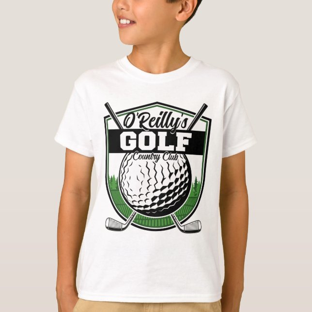 T-shirt Joueur de golf Pro Golf Country Club (Devant)