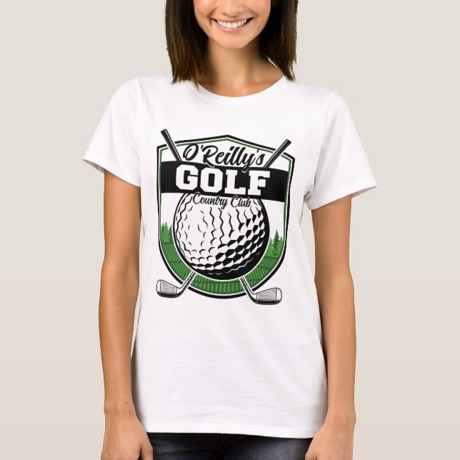 T-shirt Joueur de golf Pro Golf Country Club (Devant)