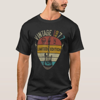 T-shirt Joueur de guitare 45e anniversaire Meilleur de 197
