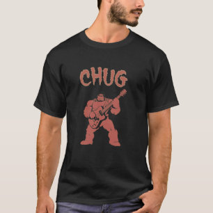 T-shirt Joueur de guitare à forte absorption de super-héro