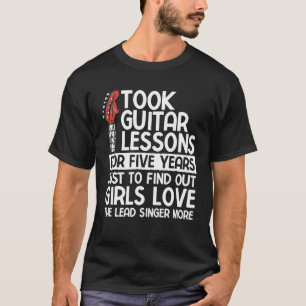 T-shirt Joueur De Guitare Acoustique Pour Un Guitariste Mu