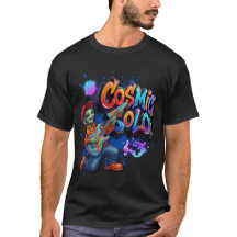 Joueur de guitare alien solo cosmique Art musical