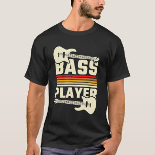 T-shirt Joueur de guitare basse Musique Rockstar Tenue de