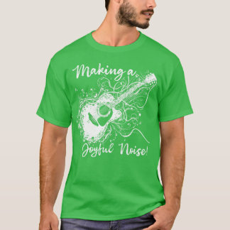T-shirt Joueur de guitare faisant un bruit joyeux