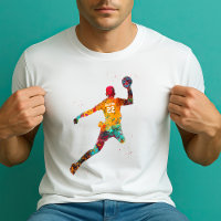 Joueur de Handball Coloré