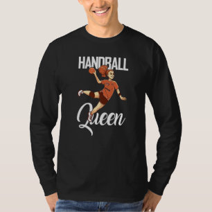 T-shirt Joueur de handball Handball Ball Reine Tenue Handb