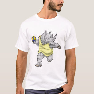 T-shirt Joueur de handball Rhino Handball Sports
