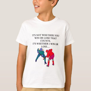T-shirt Joueur de hockey