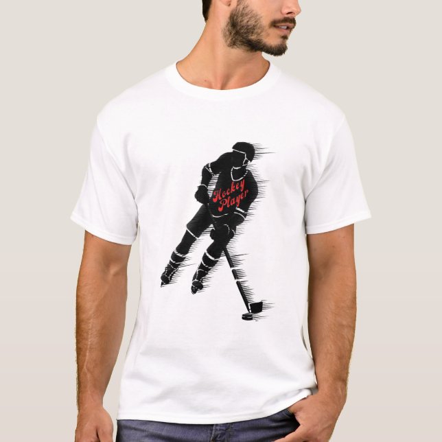 t-shirt joueur de hockey (Devant)