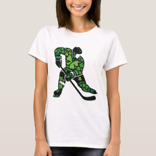 T-shirt Joueur de hockey de la Saint-Patrick - Esprit Sham