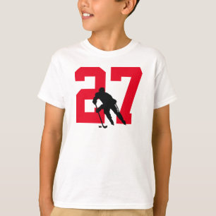 T-shirt Joueur de hockey sur glace