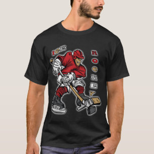 T-shirt Joueur de hockey sur glace