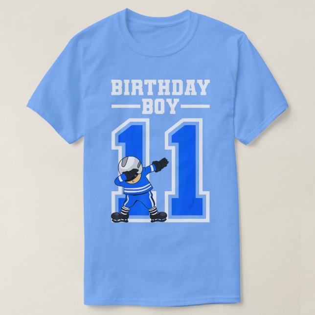 T-shirt Joueur de hockey sur glace 11 ans Joueur de hockey (Design devant)
