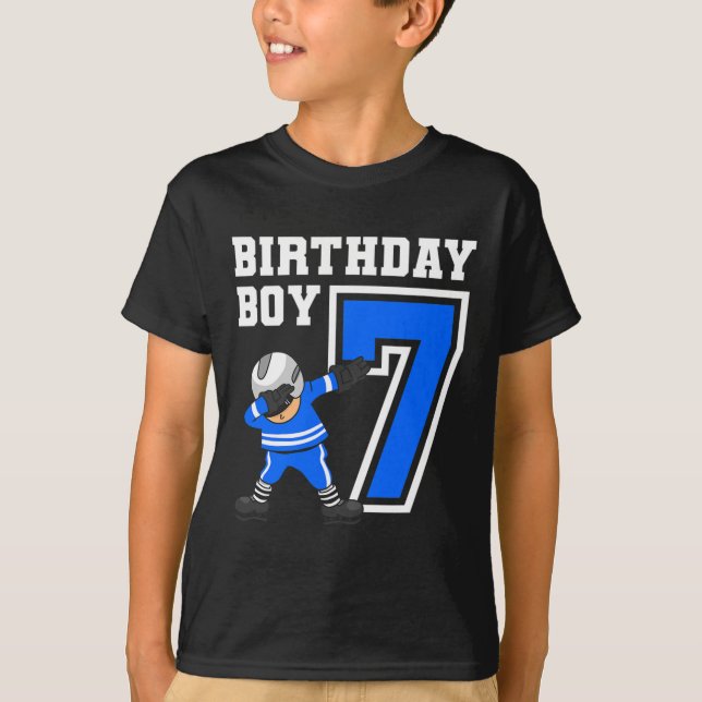 T-shirt Joueur de hockey sur glace de 7 ans 7e anniversair (Devant)