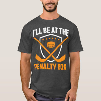 T-shirt Joueur de hockey sur glace de style de vie de gard