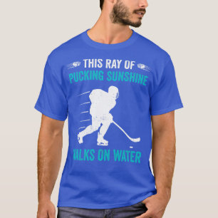 T-shirt Joueur de hockey sur glace Goalie de hockey sur gl