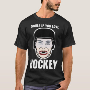 T-shirt Joueur de hockey sur glace Plaisanterie de hockey