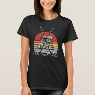 T-shirt Joueur De Hockey Sur Glace Rétro Cadeau Directemen