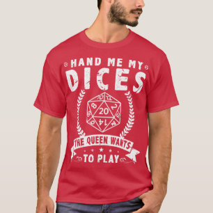 T-shirt Joueur de jeu de rôles D20 Dice Tabletop RPG