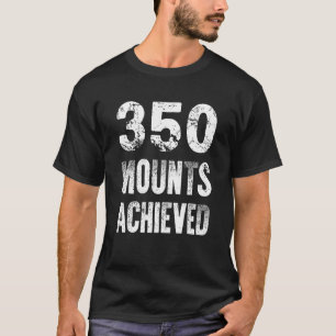 T-shirt Joueur de jeu MMO ayant atteint 350 montures