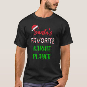 T-shirt Joueur de karaté préféré du Père Noël Chris Kara