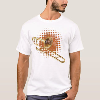 T-shirt Joueur de la bande de Marching Trombonist Tromboni