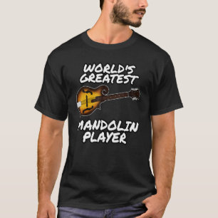 T-shirt Joueur de mandoline le plus grand du monde Joueur