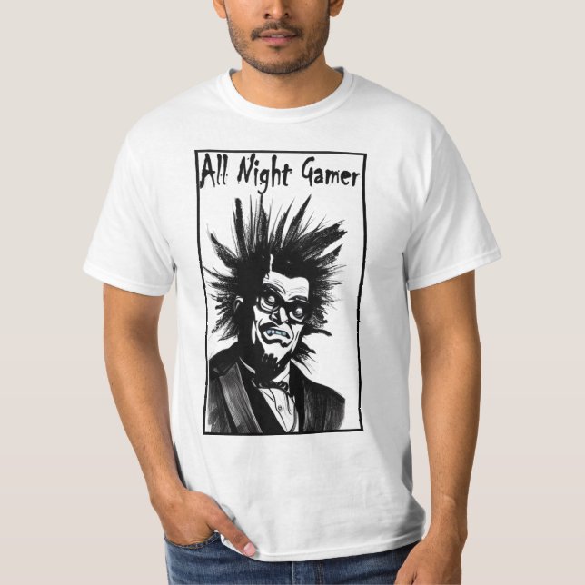 T-shirt joueur de nuit (Devant)