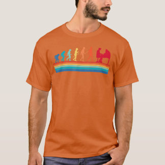 T-shirt Joueur de piano d'évolution rétro Pianiste Musique