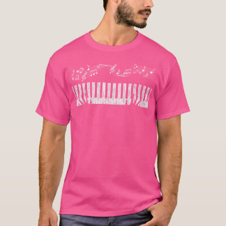 T-shirt Joueur de Piano Musicien Pianiste Cadeau Piano
