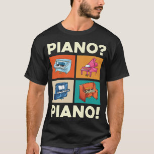 T-shirt Joueur de piano Musique classique Pianiste Musicie