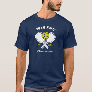 T-shirt Joueur de Pickleball Tournament Correspondant