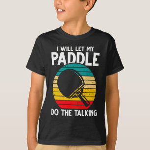 T-shirt Joueur de ping-pong Sarcastique de tennis de table